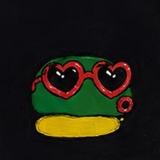 Blob Pepe #0006 — Heart Shades