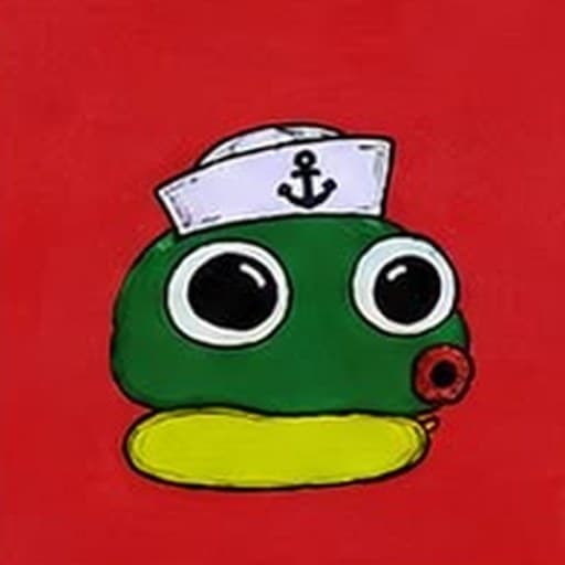Blob Pepe #0004 — Sailor Cap